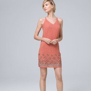 WHBM Embellished Shift Dress Size Small NWT